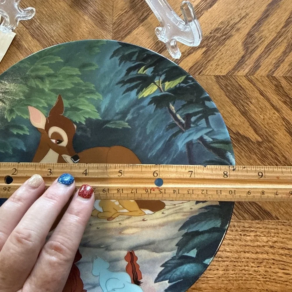 Hello, Little Prince Plate Bambi Walt Disney's Classic Film COA
